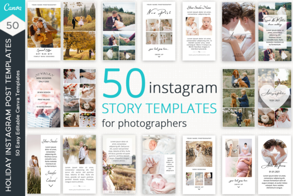 50 Instagram Story Templates for Photographers & Creators