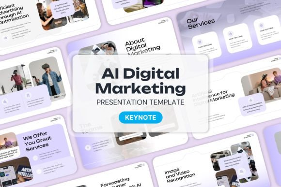 AI Digital Marketing - Keynote Templates: A Creative Toolkit