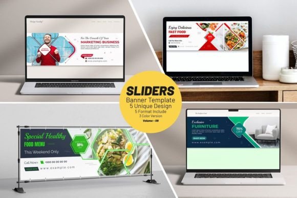 Elevate Your Projects with a Premium Slider Banner Bundle
