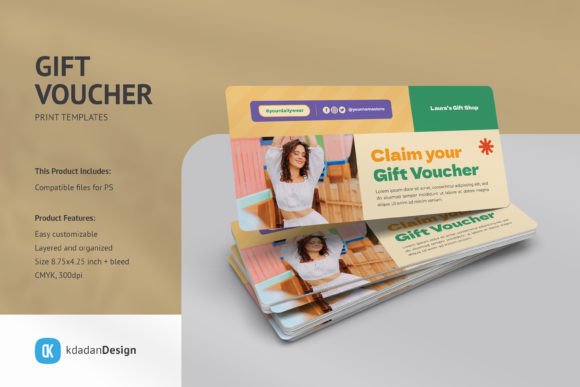 Modern Gift Voucher PSD Templates: Vol 100 Review