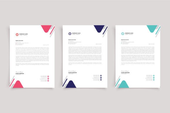 Modern Letterhead Templates Design: A Blueprint for Professional Branding