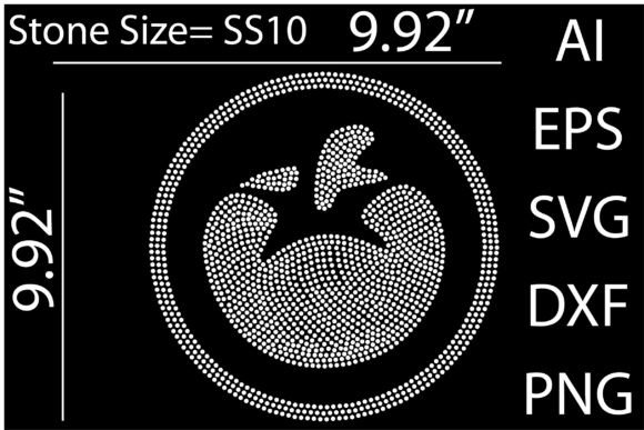 Printable (Fruit) Rhinestone Templates D: Creative Sparkle for Your Projects