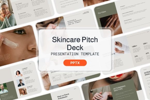 Skincare Pitch Deck - PPT Templates: A Designer's Toolkit
