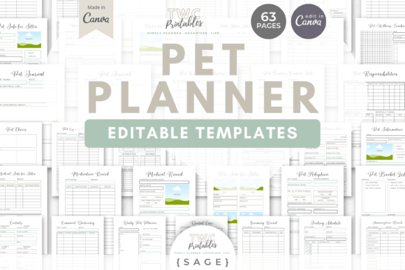 Streamline Pet Care with SAGE Canva Templates