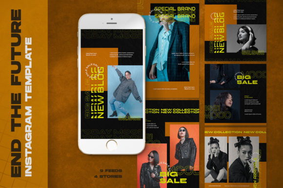 Streamline Your Brand with End the Future Instagram Templates